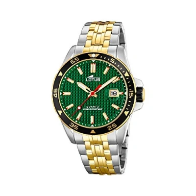 Image of Lotus Mens Analogue Quartz Watch with Stainless Steel Strap 18652/2