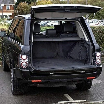 Image of UK Custom Covers BL025 Tailored Waterproof Boot Liner Mat Black Compatible With Range Rover Vogue (2002 2013)