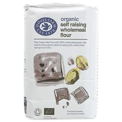 Image of Doves Farm Self Raising Wholemeal Flour 5 x 1KG
