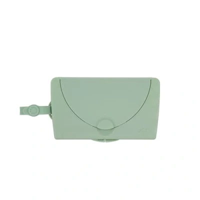 Image of Ubbi On the Go Baby Wipes Dispenser, Portable Container for Travel, Nappy Bag Accessory Must Have Newborns, Reusable Holder, Sage Green