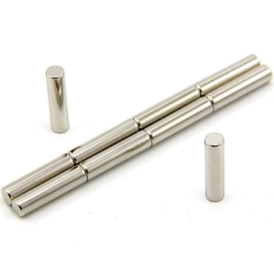 Image of N42 Neodymium Magnet for Arts, Crafts, Model Making, DIY, Hobbies, Office, and Home 5mm dia x 20mm thick 1.1kg Pull Pack of 10