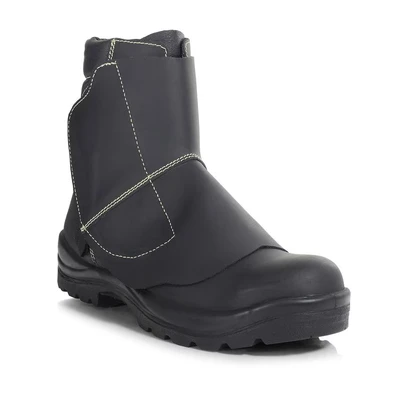 Image of Perf PB26 Mid Length S3 SRC Fe Foundry Safety Boot (Steel), Black, 8 UK (42 EU)