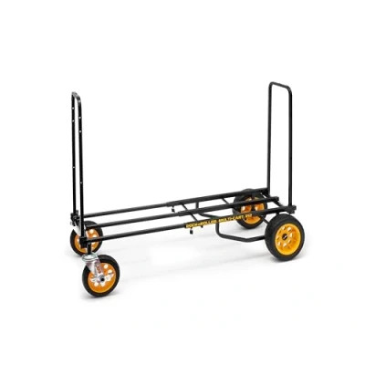 Image of Rock N Roller R12RT (All Terrain) 8 in 1 Folding Multi Cart/Hand Truck/Dolly/Platform Cart/34&quot; to 52&quot; Telescoping Frame/500 lbs. Load Capacity, Black
