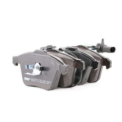 Image of 7E0698151M, 7H0698151C Brake pad set FERODO PREMIER ECO FRICTION FDB1629 incl. wear warning contact with piston clip without accessories