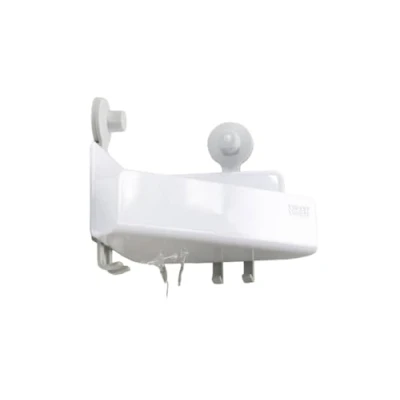 Image of Joseph EasyStore Self Draining Corner Shower Caddy with Mirror White
