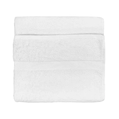 Image of The Linen Yard Loft 6 Piece Hand Towel/Bath Sheet Bale, Cotton, White
