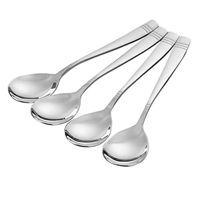 Image of Easymanie Stainless Steel Large Table Serving Spoons Set of 6