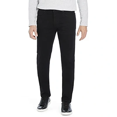 Image of Kenneth Cole Mens Jeans Slim Fit and Athletic Stretch 5 Pocket for Men, Watts Black, 42W x 34L