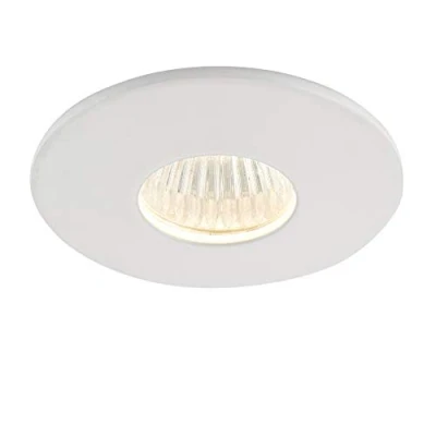 Image of Saxby 91513 Lalo Matt White IP44 Indoor 4W Warm Micro LED Spotlight