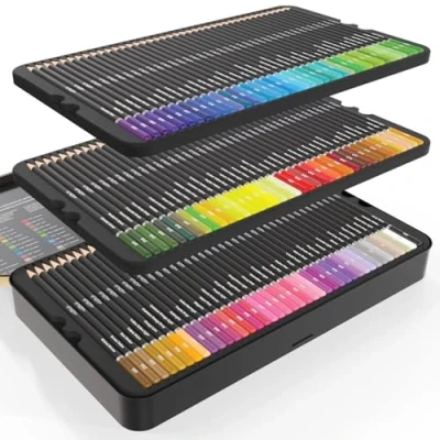 Image of Artworx Premium Artist Colouring Pencils 120 Coloured For Adults Coloring Pencil Crayons Set