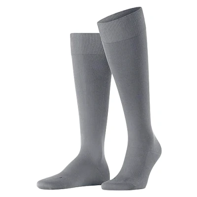 Image of FALKE Lufthansa Travel &amp; Comfort Men&#039;s Energizing Cotton Knee High Socks Strong Compression Improved Blood Circulation Ideal For Travelling And Long Periods Sitting Breathable Soft On Skin 1 Pair