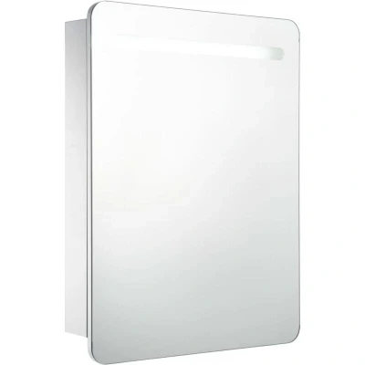 Image of vidaXL LED Bathroom Mirror Cabinet 60x11x80 cm