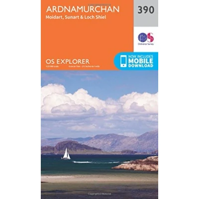 Image of Explorer 390 Ardnamurchan Map With Digital Version