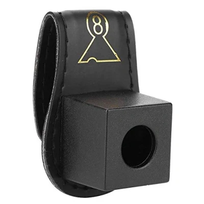 Image of Billiard Chalk Holder, Snooker Belt Holder Fashion Magnetic Cue Case Pouch Bag with Clip
