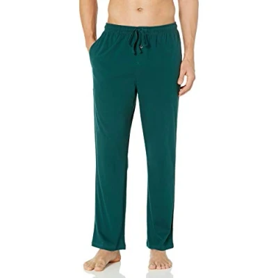 Image of Amazon Essentials Men&#039;s Cotton Knit Pyjama Trouser, Dark Green, L