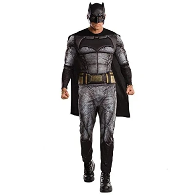 Image of Rubie&#039;s 820951XL JUSTICE LEAGUE PART 1 D C Official Adult DC Warner Bros Batman Costume, Mens, Single, 0, XL