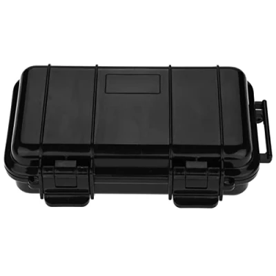Image of Survival Storage Box, Case, Shockproof Protective Hard Outdoor Pressure Proof Waterproof Sealed for Camping, Boating, Fishing, Water Sports(170mm x 110mm 48mm)