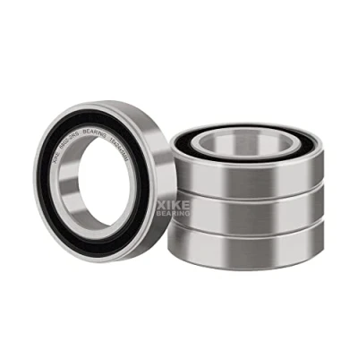 Image of XIKE 4 pcs 6802 2RS Sealed Ball Bearings 15x24x5mm, Lubricated and Chrome Steel, Fits DIY/Industrial/Agricultural/Engineering/Garden Machinery, Motors Generators.