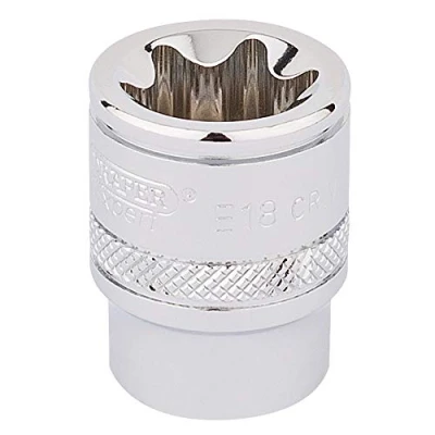 Image of Draper TX STAR� Socket, 3/8&quot; Sq. Dr., E18