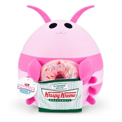 Image of Snackles Series 2 Wave 2, Snack Swap, Shrimp, 20 cm by ZURU Cuddly Squishy Comfort Plush with License Brand Accessory (Shrimp, Krispy Kreme)