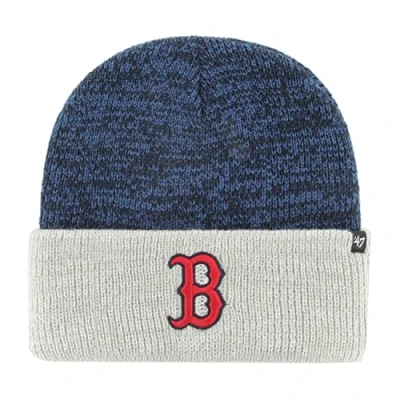 Image of 47 Brand Knit Beanie Freeze Boston Red Sox navy