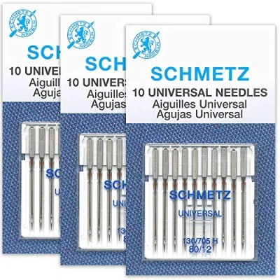Image of Schmetz Universal Sewing Machine Needles Size 80/12 3 Cards 30
