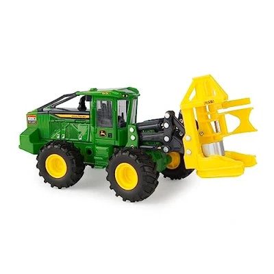 Image of John Deere 1:50 Scale 843L II Wheeled Feller Buncher Die Cast Metal Replica Prestige Collection, Green
