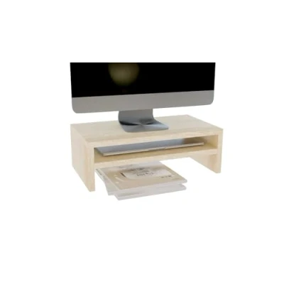 Image of ComfortCove Monitor Stand, 2 Tiers Computer Riser, Laptop Printer Stand with Storage Shelf, ideal for your Home Office, Sonoma