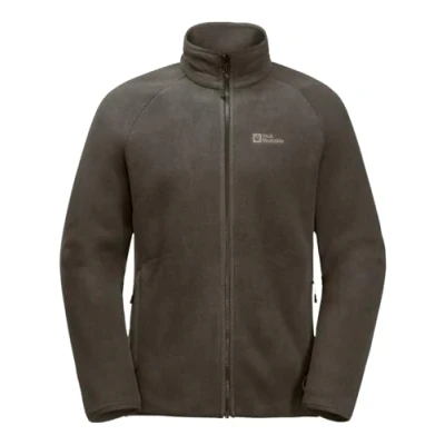 Image of Jack Wolfskin Waldsteig Fleece jacket, Men&#039;s, Size: Small, Cold coffee