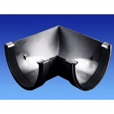 Image of OSMA Black 113mm Angle 90 Degree for DeepLine 4.5:2.5 Gutter System 9T903b