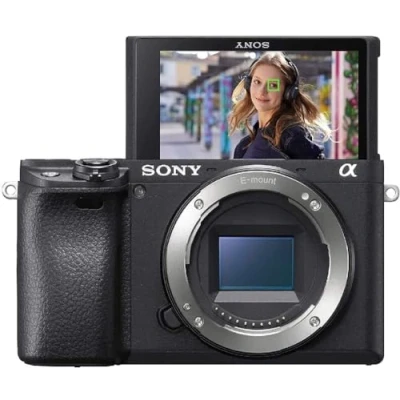 Image of Sony Alpha A6400 E mount Compact Mirrorless Camera body 24.2MP APS C Sensor, fast Auto Focus, Real time Eye AF and Tracking, 4K HDR movie shooting) (Renewed)