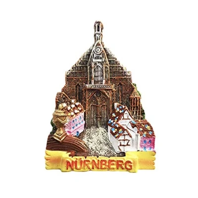 Image of Nuremberg Germany 3D Fridge Magnet Souvenir Gift,Handmade Home &amp; Kitchen Decoration Refrigerator Collection