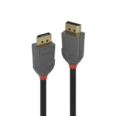 Image of Lindy 36483 3m DisplayPort 1.2 Cable, Anthra Line