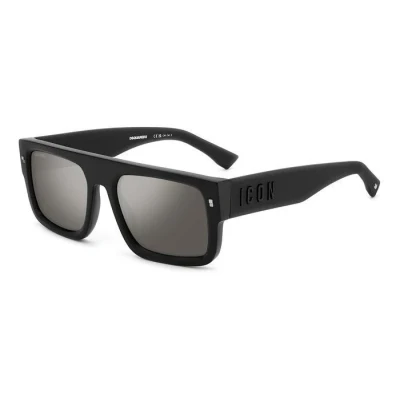 Image of Dsquared2 ICON Unisex Sunglasses, Size: One Size, Matte black