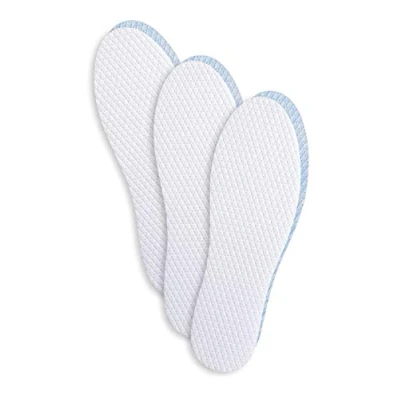 Image of Ultra Fresh Deodorizing Shoe Insoles Inserts with Micro Capsules, Odour Eating Soles, Dermatologically Tested, No Allergens, 3 Pair Pack, Made in Europe, Kaps Step (44 47 EUR / 10 13 M UK)
