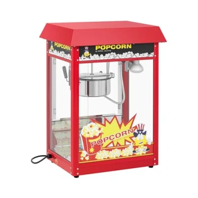 Image of Royal Catering RCPS 16E.3 2F Popcorn Maker Retro Design 150/180 C Red