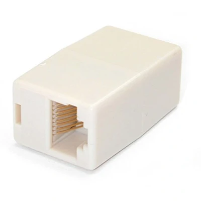 Image of StarTech.com cat5e RJ45 modular inline coupler Ethernet (RJ45COUPLER) , Black