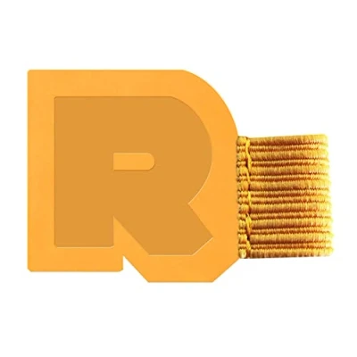 Image of RHODIA 194214C Orange Self adhesive Pen Holder 3x4 cm for Notebooks, Diaries, Laptops or Digital Tablet Rhodiarama Collection