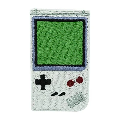 Image of Old School Game Boy Iron on Patch Retro Games Patches, Vintage Patch, Embroidery Ironable Badges Finally Home