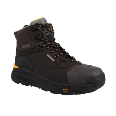 Image of Regatta Professional Men&#039;s Exofort Waterproof Safety Hiker Boots, Red, 11 UK