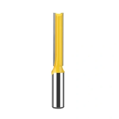 Image of 1pcs Straight Router Bit , 12mm Shank 2 Flute Woodworking Tungsten End Mill Milling Cutter Cutter(Size:12X12.7X63)