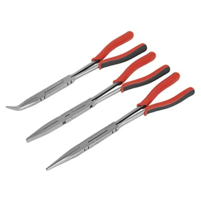 Image of Sealey Premier Double Joint Pliers Set 3pc Long Reach 335mm