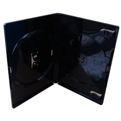 Image of Amaray 2 Disc DVD case black 50 pack