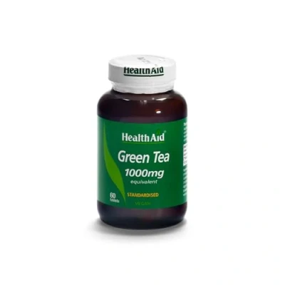 Image of HealthAid Green Tea Extract 100mg 60 Tablets