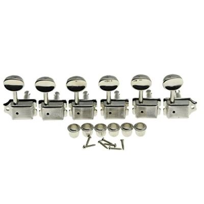 Image of Dopro Nickel Split Shaft Vintage Guitar Tuning Keys Pegs Tuners Machine Heads for Strat Tele