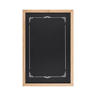 Image of Bi Office Decorative Chalkboard, 600 x 400 mm, Pine Frame