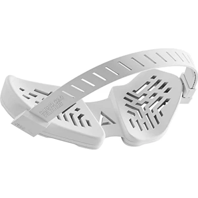 Image of DELTAHUB Carpio G2.0 Ergonomic Wrist Rest for Right Handed Persons, with Silicone Strap, Support, Reduces Overstretch, Fatigue and Pain, Easy Gliding, Large, White