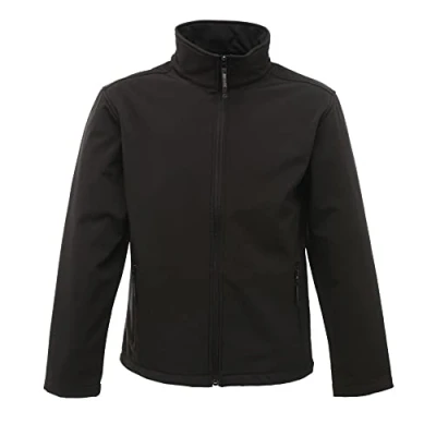 Image of Regatta Men&#039;s Classic 3 Layer Softshell Jacket, Black (Black), X Large (Manufacturer Size:XL)