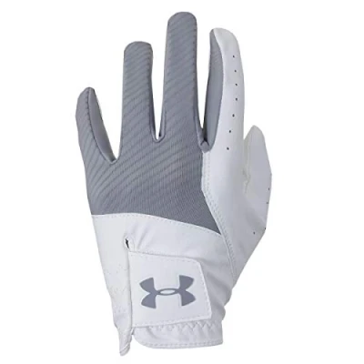 Image of Under Armour Mens 2022 UA Medal Golf Gloves Steel ML