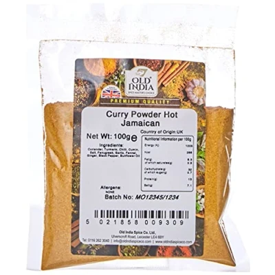 Image of Old India Curry Powder Hot Jamaican 100g